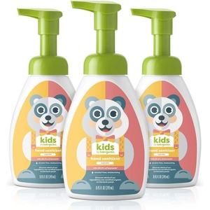 image:imageBabyganics Kids Foaming Pump Hand Sanitizer Alcohol Free Cupcake Kills 999 of Common Bacteria Moisturizing 845 Fl Oz Pack of 3
