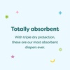 image:imageBabyganics Size 6 88 Count Absorbent Breathable Triple Dry Protection Diapers