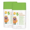 image:imageBabyganics SPF 50 Travel Size Kids Sunscreen Stick UVA UVB Protection  Water amp Sweat Resistant 16oz Pack of 2Stick